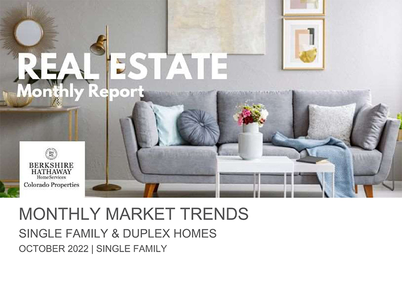 Monthly Market Trends Beaver Single Family and Duplex Homes